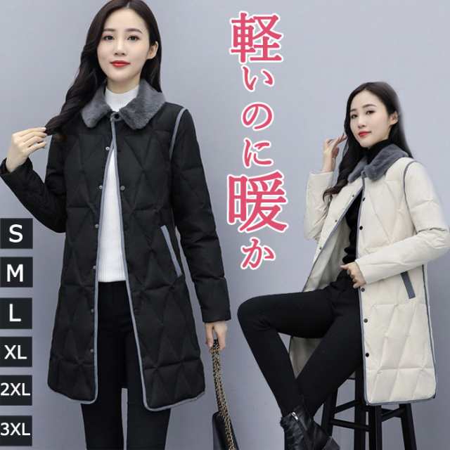 中綿ジャケット レディース 中綿コート ロングコート レディース アウター インナーダウン ダウンコート キルティング ロング 長袖 大きいサイズ　サニーヒート インナーロングコート  防寒着 保温性