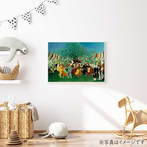 A4ポスター　【アンリ・ルソー 】独立百年祭　インテリア　アートポスター　絵　名画　アンティーク　風景