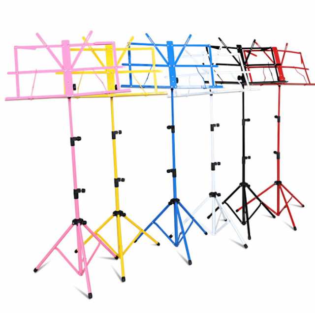 送料590円 譜面台 伸縮自在 折りたたみ式 ６カラーから選べる 軽量 楽譜スタンド 高さ調節可能 ソフトケース付 の通販はau PAY マーケット  - ISOZAKI STORE