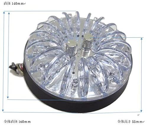 送料無料 カーシャンデリア レインボー 12v Led ライト 車 室内照明 ルームランプの通販はau Pay マーケット Isozaki Store