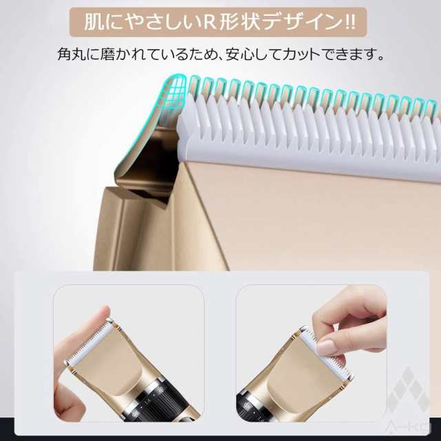 送料590円 バリカン ヘアクリッパー 散髪バリカン プロ仕様 4段階刈り高さ LED指示 USB充電式 電動 家庭用 セルフカット 子供にもおすすの通販はau  PAY マーケット - ISOZAKI STORE