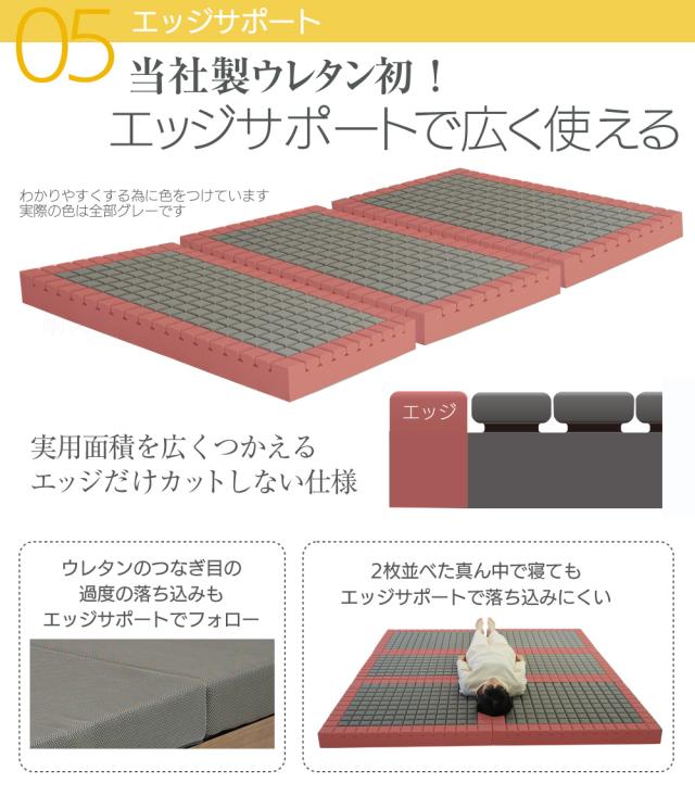 マットレス 三つ折り 高反発　ウレタン 3Dセル 体圧分散 60SS マットレス 三つ折り 高反発マットレス ウレタン 3Dセル 硬め