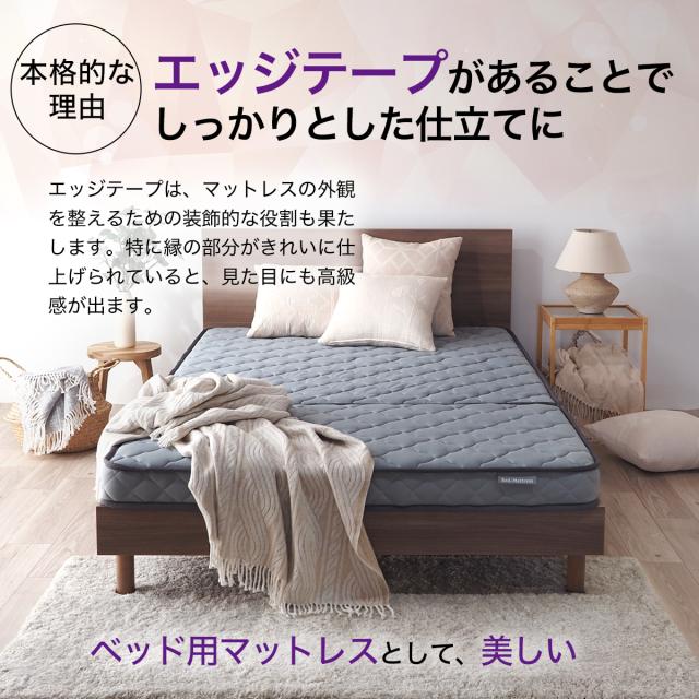 New】マットレス 三つ折り 厚み10cm 薄型 シングル スモールシングル 