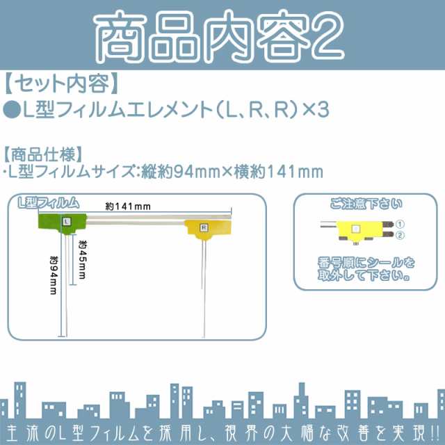 GPS一体型 地デジ 4ch フィルム テレビアンテナ GPSアンテナ カーナビ乗せ変え フロントガラス交換時 メール便送無の通販はau PAY  マーケット - 良品本舗 ONEUP | au PAY マーケット－通販サイト