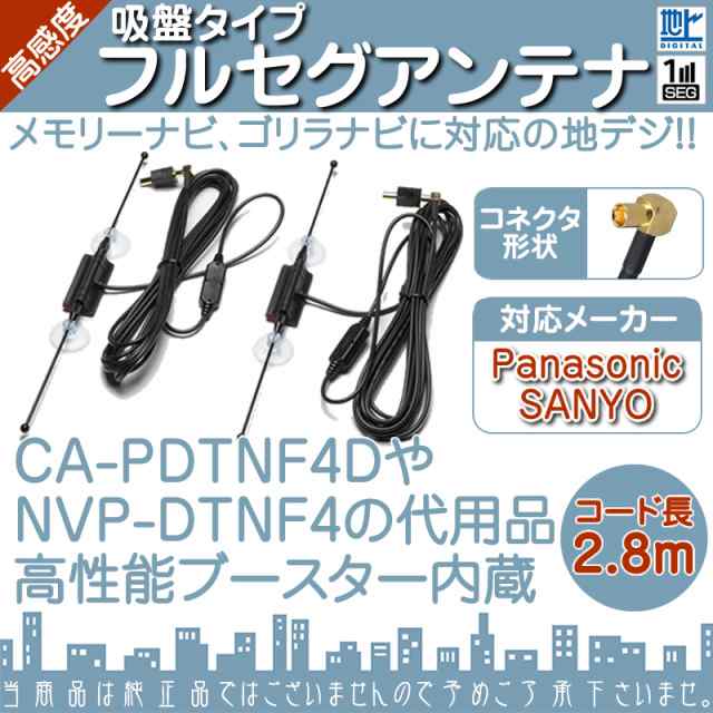 フルセグアンテナ 地デジアンテナ 吸盤取付 パナソニック Panasonic サンヨー Sanyo 車載用 吸盤 の通販はau Pay マーケット 良品本舗 Oneup