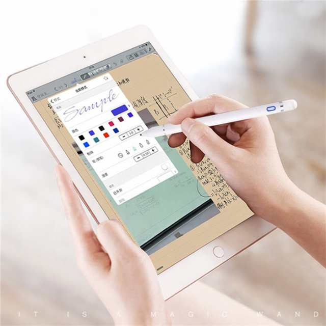タッチペン タブレット スマホ スタイラスペン 極細 1 5mm Iphone Ipad Android対応 細い 1 5mm イラスト ゲーム ペンシル軽量の通販はau Pay マーケット マル得広場