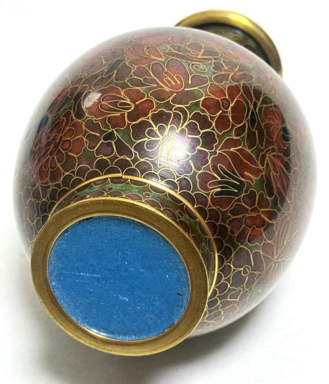 琺瑯彩 筆洗　古玩 古美術品 七宝焼 骨董品 琺瑯彩 筆洗 古玩 古美術品 七宝焼 骨董品 ♢中国 画琺瑯 花図