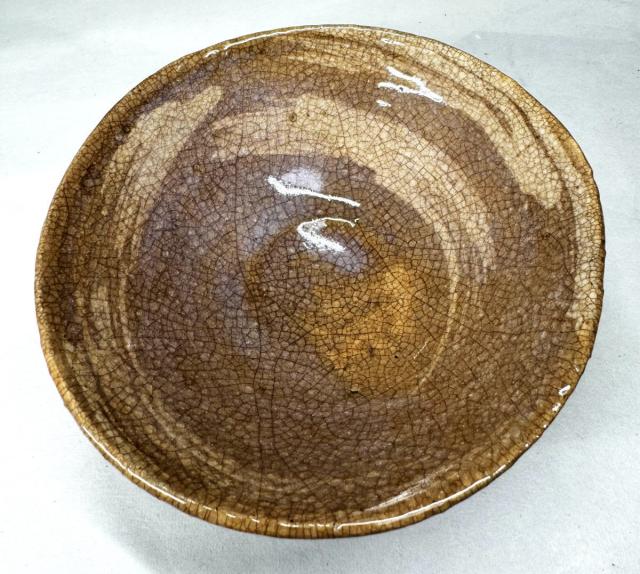 江戸期 古萩 夏茶碗 平茶碗 萩焼 茶道具 日本古玩 伝世品焼物 WWTT028 江戸期 古萩 夏茶碗 平茶碗 萩焼 茶道具 日本古玩 伝世品焼物