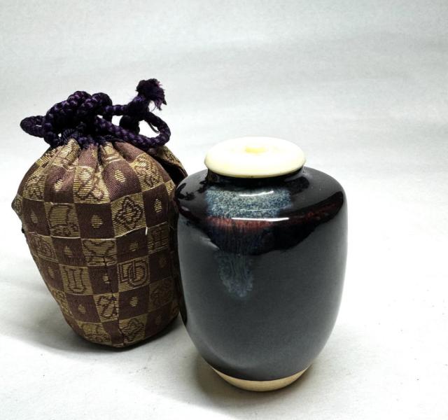 時代物 古茶入れ 仕覆付 棗 茶壺 煎茶道具 古美術 古陶磁工芸 WWTT089 送料無料】時代物 古茶入れ 仕覆付 棗 茶壺 煎茶道具 古美術 古