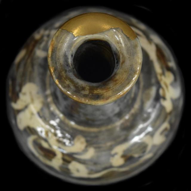 磁州窯花瓶 茶道具 箱付 Kintsugi Edo 24カラット WWTT156 送料無料】磁州窯花瓶 茶道具 箱付 Kintsugi Edo 24カラット ゴールド