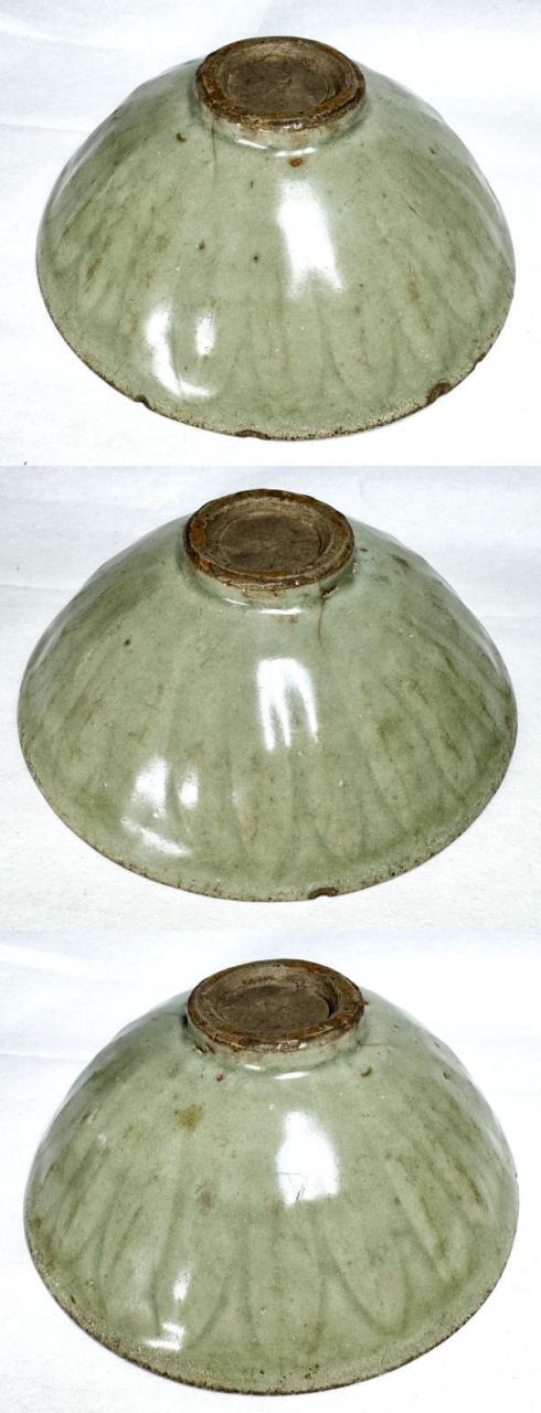 宋時代 龍泉窯青磁茶碗 時代品 伝世品焼物 歴史唐物 ウブ