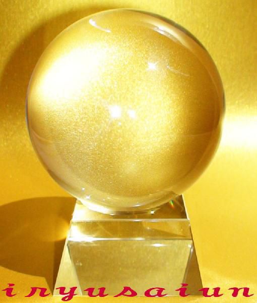水晶玉 風水 開運 水晶玉 78mm 新品 開運風水置物 crystal 浄化作用効果倍増 威龍彩雲通販の通販は 5,712円