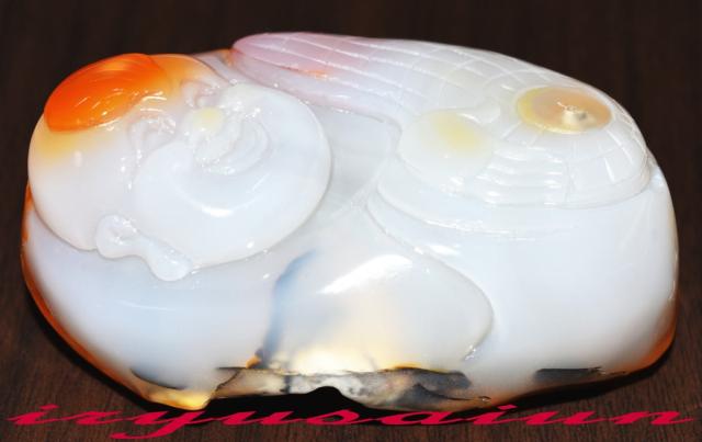 メノウ　瑪瑙　製品　布袋様 布袋さん瑪瑙