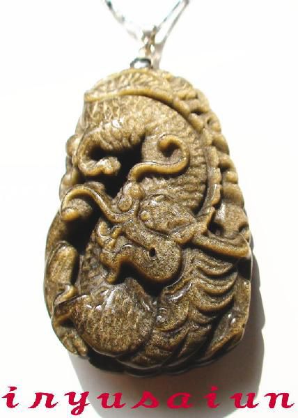 龍 天然石 ゴールドオブシディアン 金黒曜石 手彫り 開運 風水 昇り