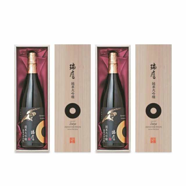 瑞鷹「金」純米大吟醸 720ml [box入り] × 2本