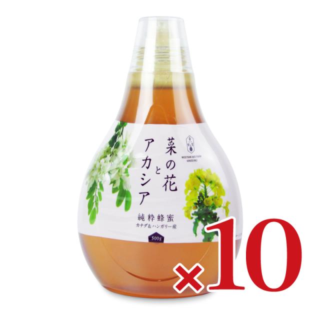 水谷養蜂園 カナダ＆ハンガリー産はちみつ 500g×10個