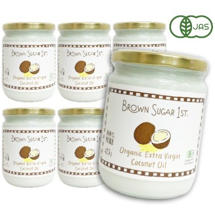 ブラウンシュガー ファースト 有機エキストラバージン ココナッツオイル 425g × 6個セット ［Brown Sugar 1st］ 沖縄配送不可