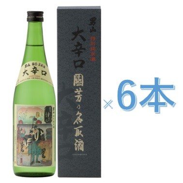 男山 国芳乃名取酒 特別純米酒 720ml×6本 大辛口 化粧箱入り清酒 男山 北海道の通販は 8,035円
