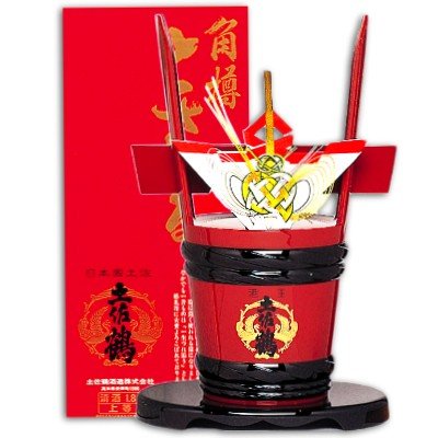 土佐鶴 角樽 1800ml 化粧箱入り 沖縄配送不可