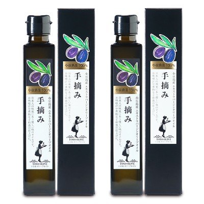 東洋オリーブ 小豆島産エキストラバージンオリーブオイル 手摘み 182g × 2本 沖縄配送不可