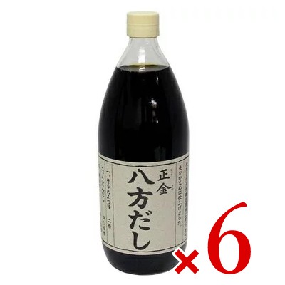 正金醤油 八方だし 1000ml × 6本