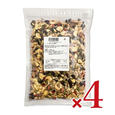 一榮食品 ナッツ＆フルーツ 1kg × 4袋 沖縄配送不可