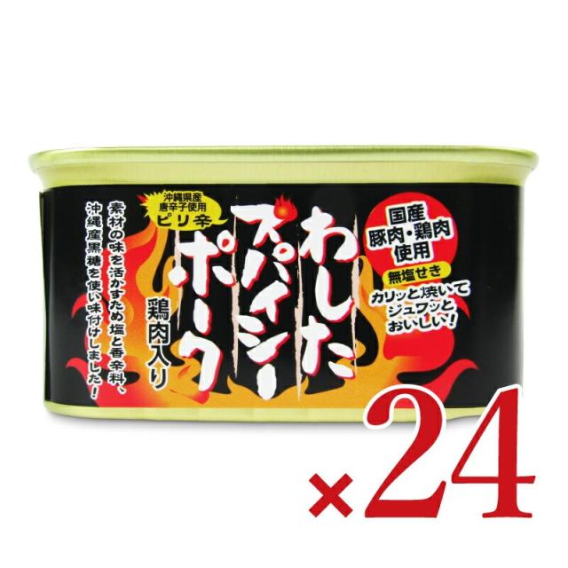 わしたスパイシーポーク JAPAN 200g×12個 × 2箱 ケース販売 沖縄配送不可