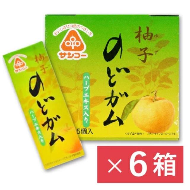サンコー のどガム 10粒 × 15個入 × 6箱  沖縄配送不可