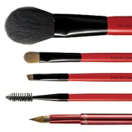 竹田ブラシ スターターセット ベーシック 椿 （5本セット：ポーチ付