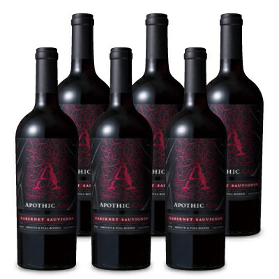 アポシック カベルネ・ソーヴィニヨン  赤ワイン フルボディ アメリカ 750ml × 6本 沖縄配送不可