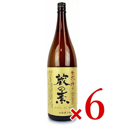 大和川酒造店 蔵の素 純米料理酒 1800ml × 6本 （契約栽培米) ケース販売