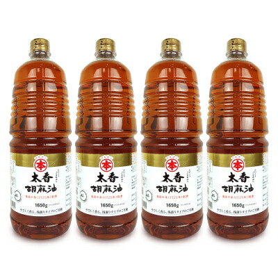 マルホン 太香胡麻油 1650g × 4本 ［竹本油脂］ 沖縄配送不可