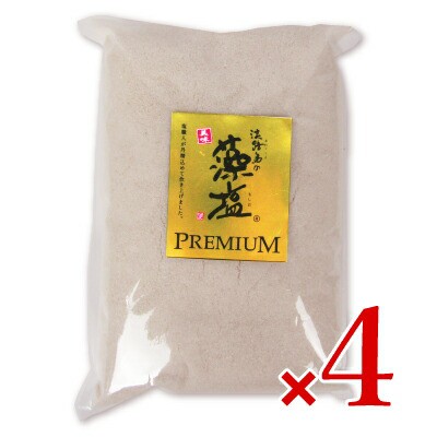 多田フィロソフィ 淡路島の藻塩 PREMIUM 500g × 4袋