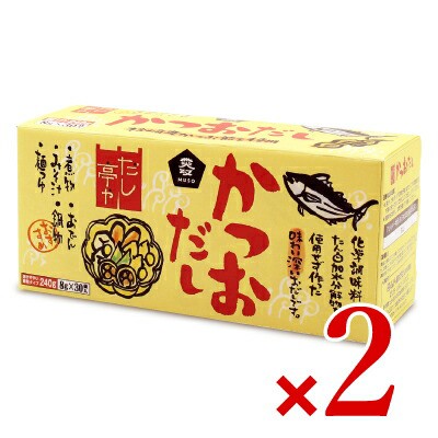 ムソー だし亭や・かつおだし(箱入) （ 8g × 30袋入り ） × 2箱 - 鰹節