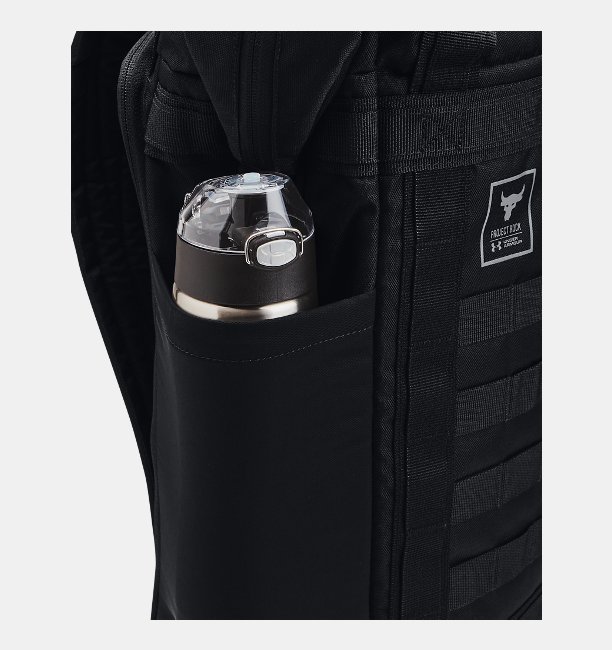 アンダーアーマー メンズ バックパック リュックサック Under Armour Project Rock Box Duffle Backpack - Black/Pitch Gray_6
