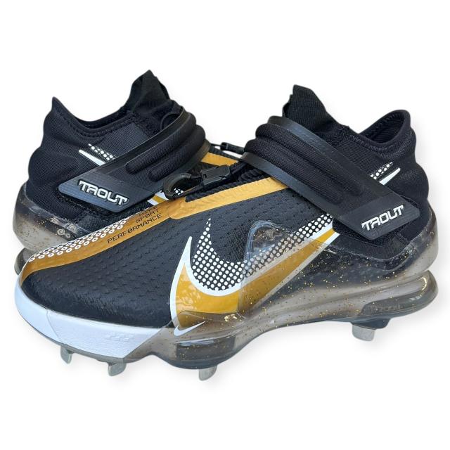 スパイク 野球 ハイカット 金具 黒 軽量 ブラック マジックテープ NIKE シューズ 靴 メンズ ブランド シンプル 大人 一般用 ナイキ トラウト7 メタル
