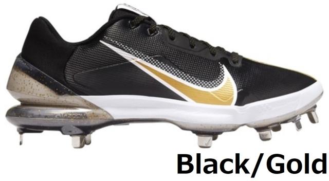 スパイク 野球 ローカット 金具 黒 軽量 ネイビー NIKE シューズ 靴 メンズ ブランド シンプル 白 大人 一般用 赤 紐 ナイキ トラウト7 プロ メタル_4