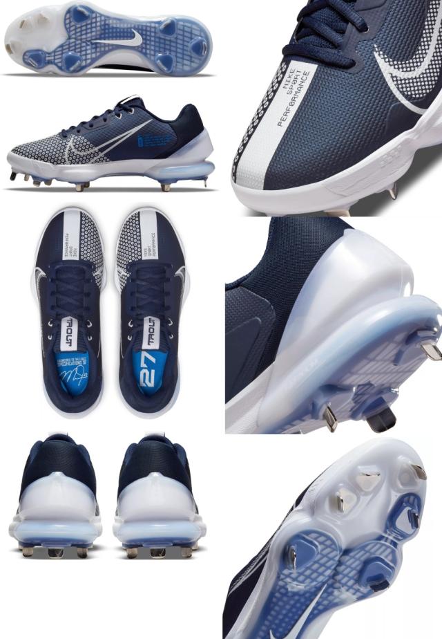 NIKE - 【日本未発売】NIKE トラウトモデル 野球 スパイク ブルー 金具 27.5㎝ 日本未発売】NIKE トラウトモデル 野球 スパイク ネイビー 27.5