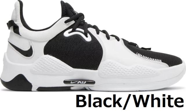 バッシュ メンズ ナイキ ホワイト nike ヒモ 黒 白 バスケットシューズ ローカット PG 5_10