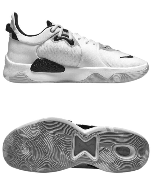 バッシュ メンズ ナイキ ホワイト nike ヒモ 黒 白 バスケットシューズ ローカット PG 5_15