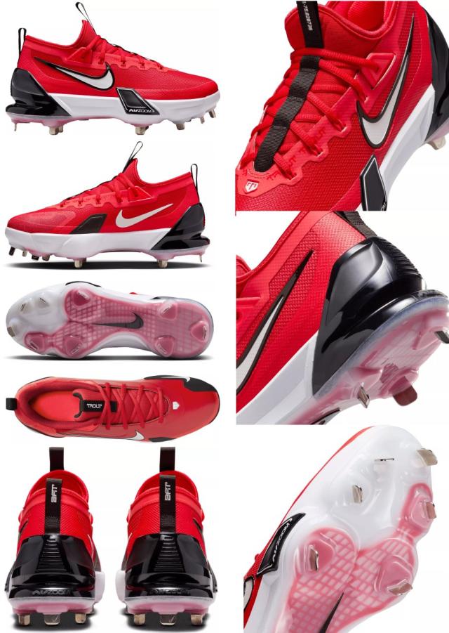 NIKE野球スパイク（靴紐付き） スパイク 野球 金具 シューズ 靴 グレー メンズ ブランド 黒