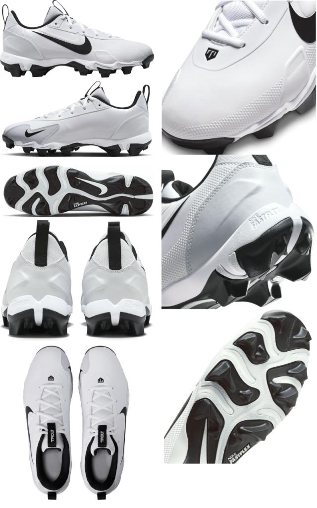 Nike スパイク シューズ ホワイト/グレー スパイク スポーツ シューズ 靴 グレー メンズ ブランド 野球 黒