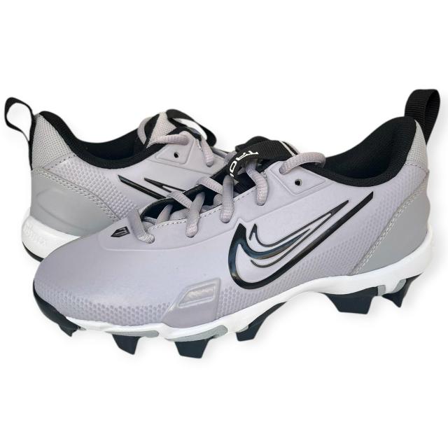 ナイキ スパイク 野球 少年野球 リトル トラウト9 ジュニア キッズ シューズ 靴 NIKE キッズ グレー 黒 Trout 9