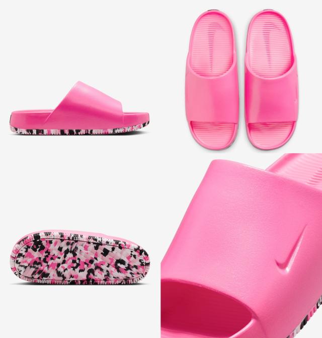ナイキ カーム スライド サンダル レディース Nike A'One Calm 海 おしゃれ 川遊び 軽い 黒 携帯 スリッパ つっかけ 夏 庭 水遊び 蒸れない 楽ちん プール 玄関_3