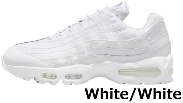 スニーカー メンズ ナイキ エアマックス 95 白 白黒 エア 厚底 シューズ nike 学生 通学 おしゃれ ビッグバブル_6