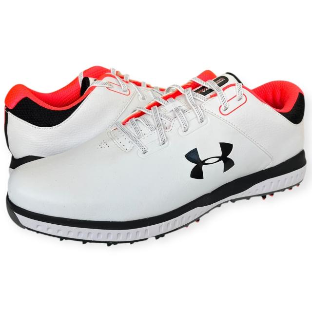 アンダーアーマー ゴルフシューズ スパイク ホワイト 29.5cm