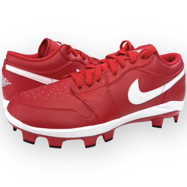 即納 ナイキ ジョーダン メンズ 野球 ポイントスパイク レトロ1ロー Nike Men's Jordan 1 Retro MCS Baseball  Cleats - Red/White｜au PAY マーケット