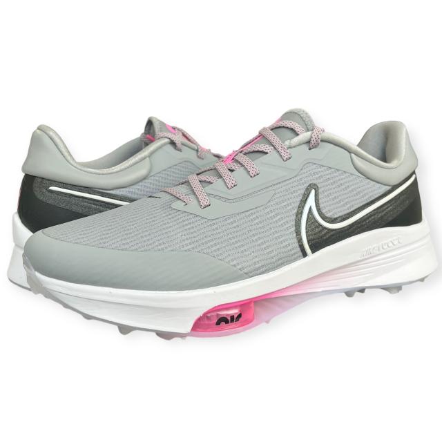 即納 ナイキ メンズ ゴルフ スパイク インフィニティ ツアー ネクスト Nike Men's Air Zoom Infinity Tour NXT% Golf Shoes -Grey/White/Pink