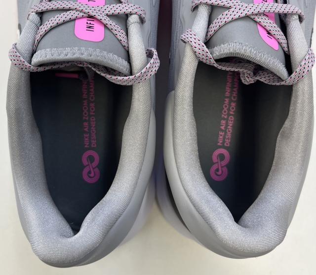 即納 ナイキ メンズ ゴルフ スパイク インフィニティ ツアー ネクスト Nike Men's Air Zoom Infinity Tour NXT% Golf Shoes -Grey/White/Pink