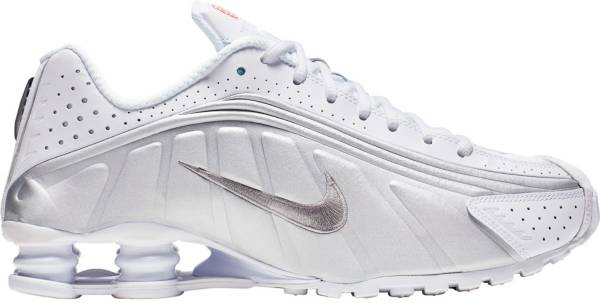 ナイキ メンズ ショックス Nike Shox R4 スニーカー White/llic Silver/llic Silver